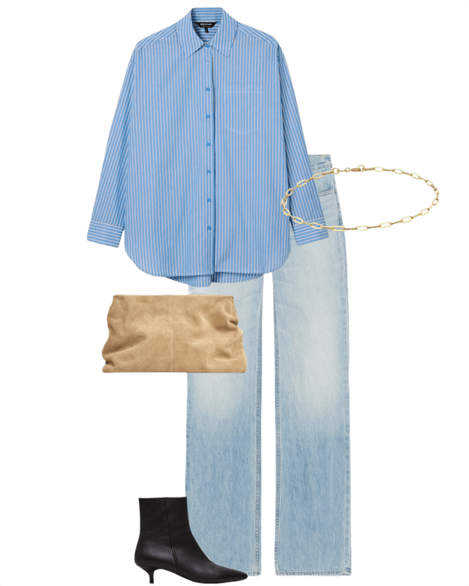 Baby Blue + Denim + Suede