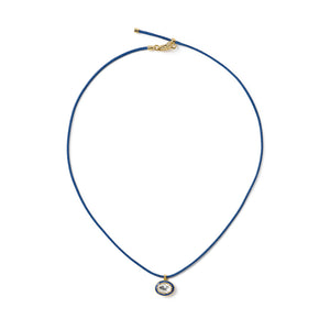 Eternal Lines - Midnight Blue & Gold Necklace