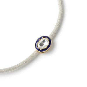 Eternal Lines - Mink, Midnight Blue & Gold Bracelet